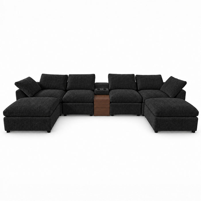 Modular Cloud Couch With Storage Console