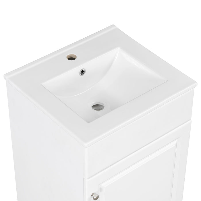 Bathroom Vanity With Sink, Cabinet With Adjustable Shelf