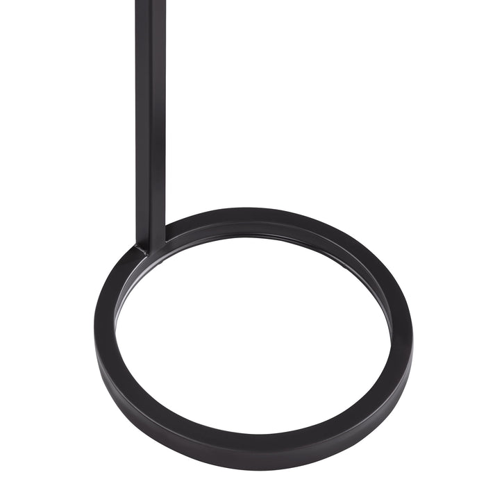 Yancey - Round Metal Accent Table - Antique Bronze