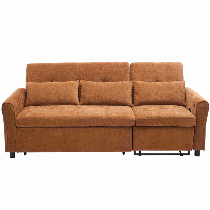 3 Seater Sofa Bed And Reversible Recliner