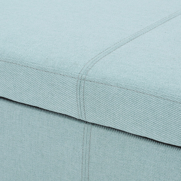 Hayes - Armed Storage Bench With Rolled Arms And Button Tufting