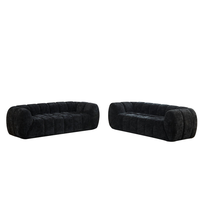Modern Sofa With Piano Key Backrest