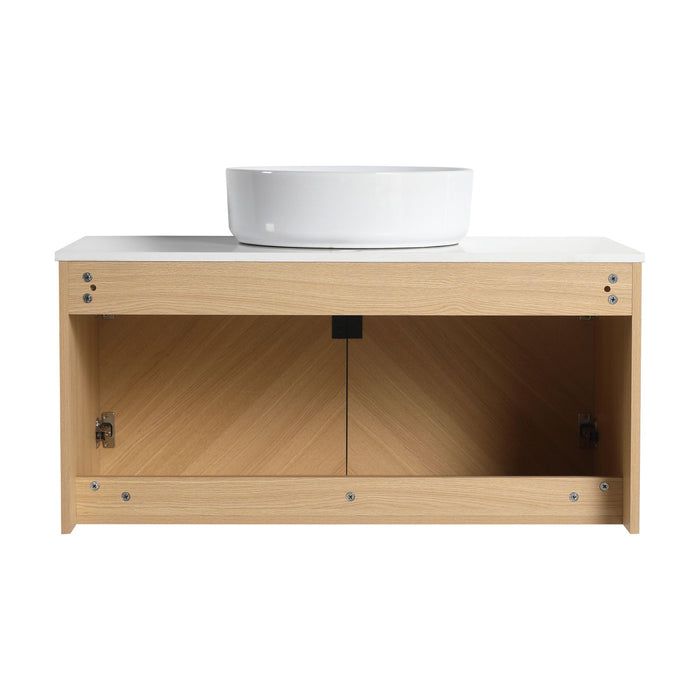 Wall Mounted Bathroom Vanity With Art Sink