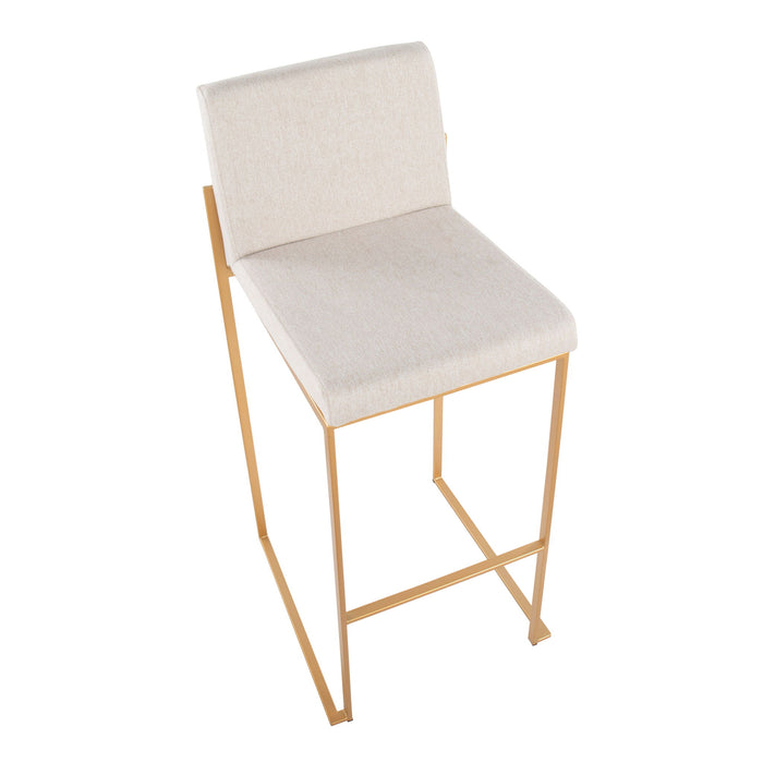Fuji - Contemporary Design High Back Barstool