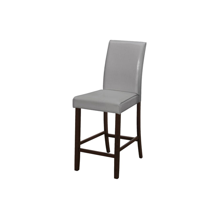 Counter Height Dining Chair Upholstered Look (Set of 2)