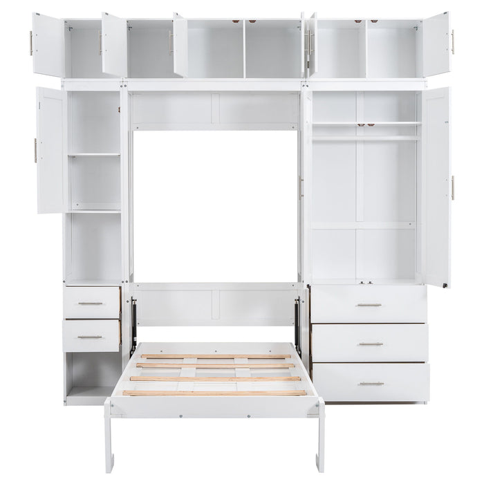 Murphy Bed With Lockers And Wardrobes