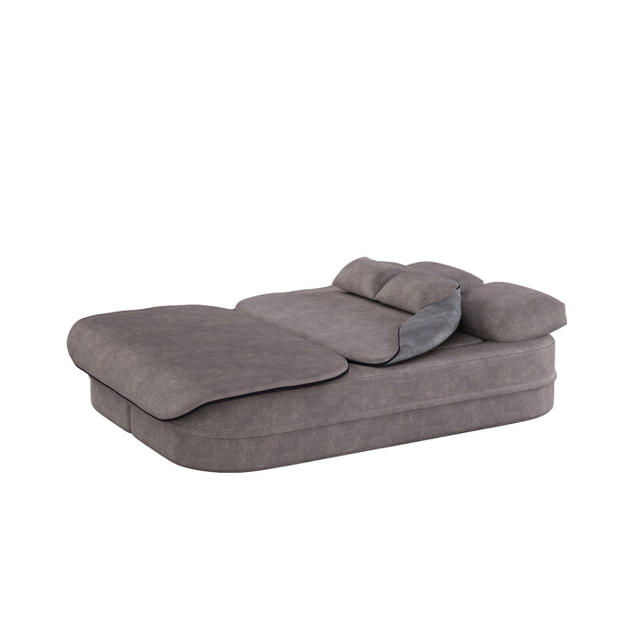 2 In 1 Foldable Sofa Bed With Multi Functional Blanket, Floor Lounge Sofa