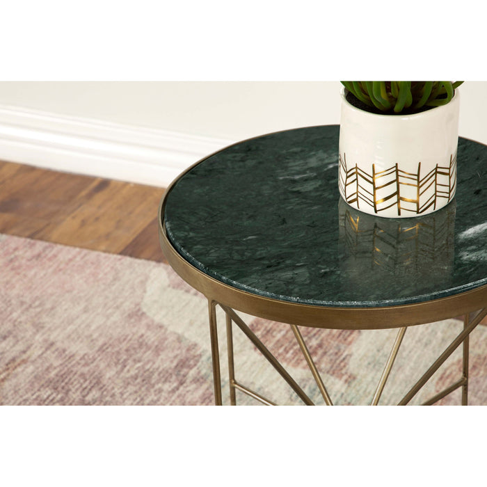 Sidney - Round Side Table - Green