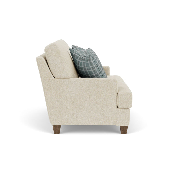 Moxy - Fabric Loveseat, T-Shaped Seat Cushion