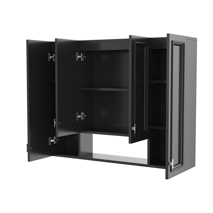Wall Mounted Bathroom Cabinet With 5 Adjustable Shelves