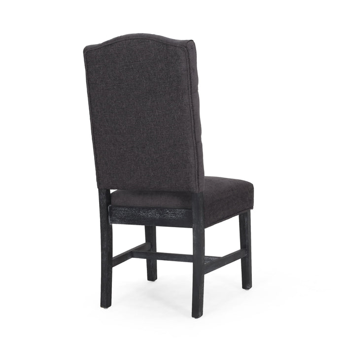 Elegant Dining Chair With Button Tufted Design