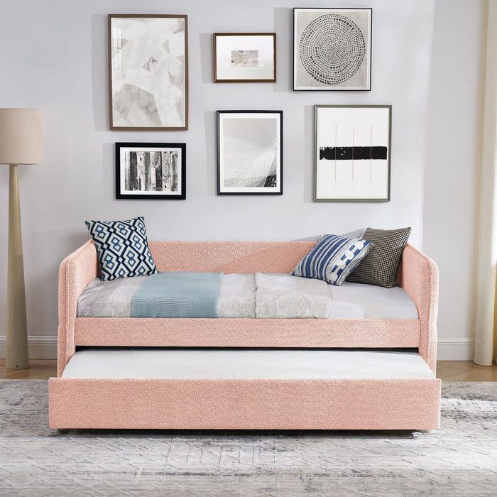 Upholstered Daybed With Pop Up Trundle