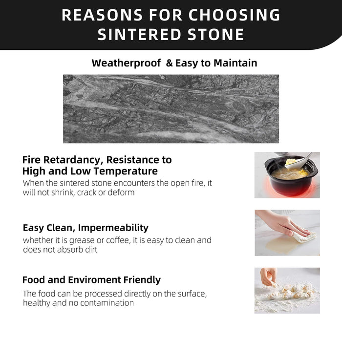 Outdoor Modern Patio Dining Table, Post Tapered Legs, Weatherproof & Rust Free