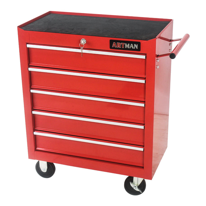 Multifunctional Tool Cart With Wheels And Drawers