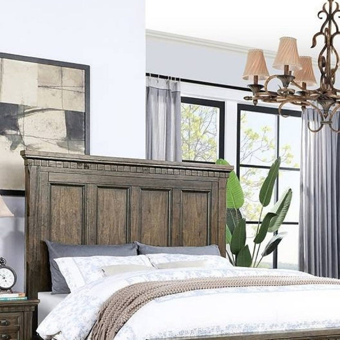 Panel Headboard Bed With Footboard Drawers