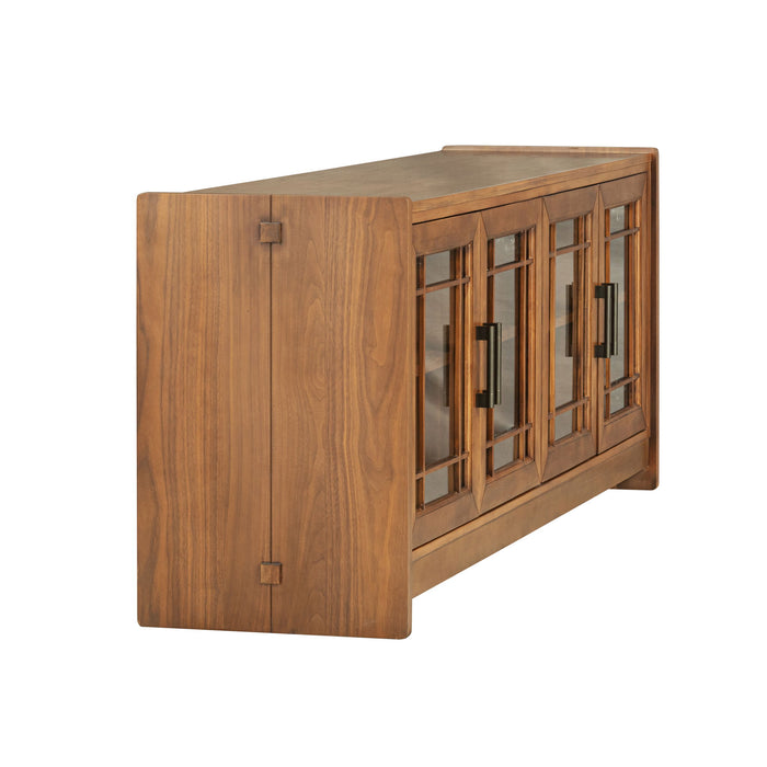 Lincoln - Entertainment Base - Warm Walnut