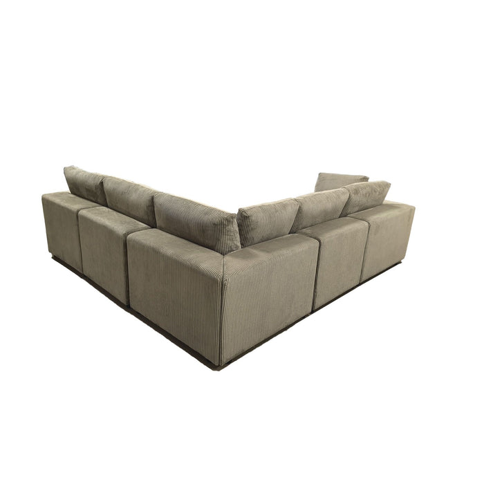 Reversible Modular Sectional Sofa With Custom Configuration