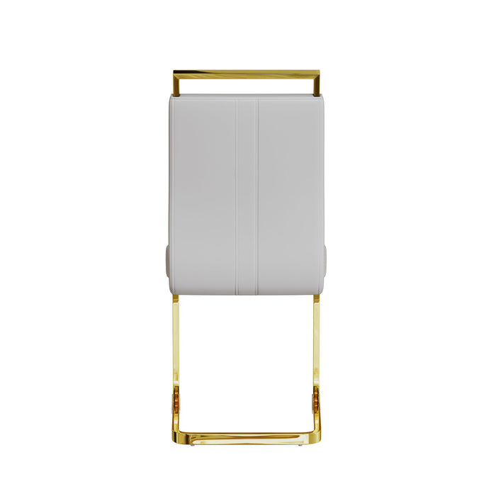 Side Dining Room Chair, Padded Seat High Back