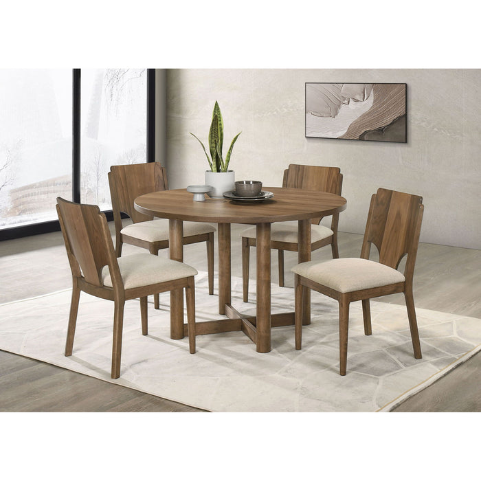 Graham - Upholstered Dining Side Chair (Set of 2) - Walnut