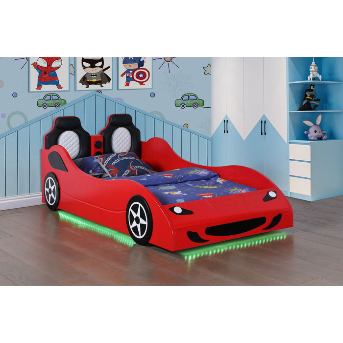 Solana - Race Car Bed With Underglow Lights