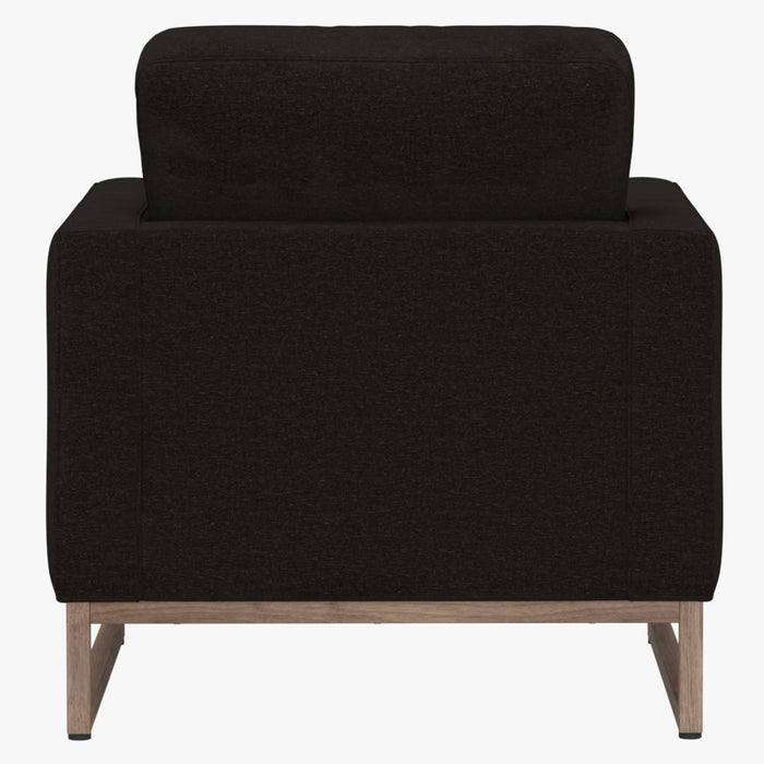 Accent Chair With Track Arm Design