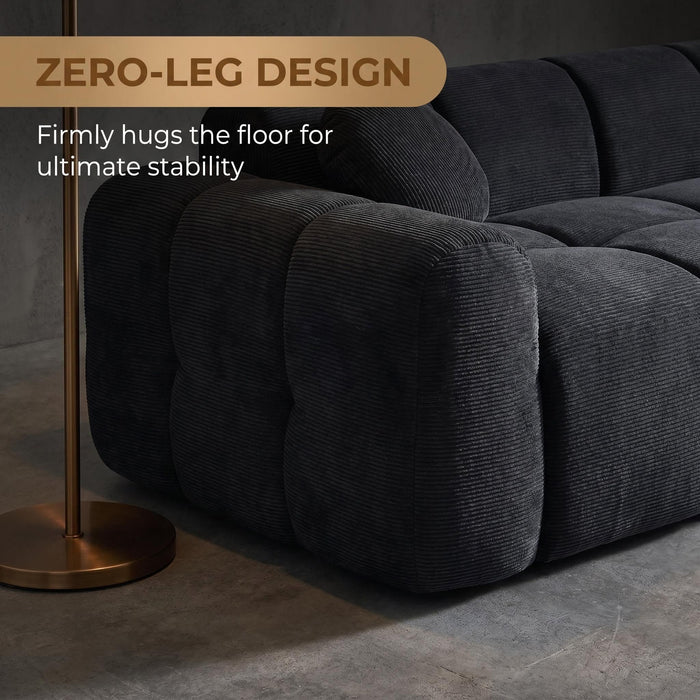 Extra Large Compression Sofa, Cloud Puff Couch For Living Room