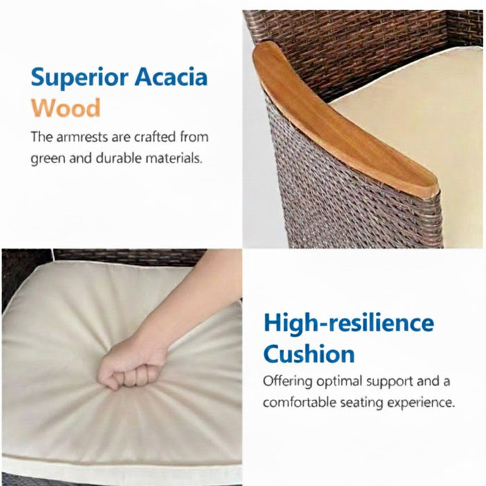 5 Piece Patio Dining Set With Table