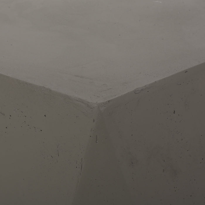 Side Table With Geometric Design