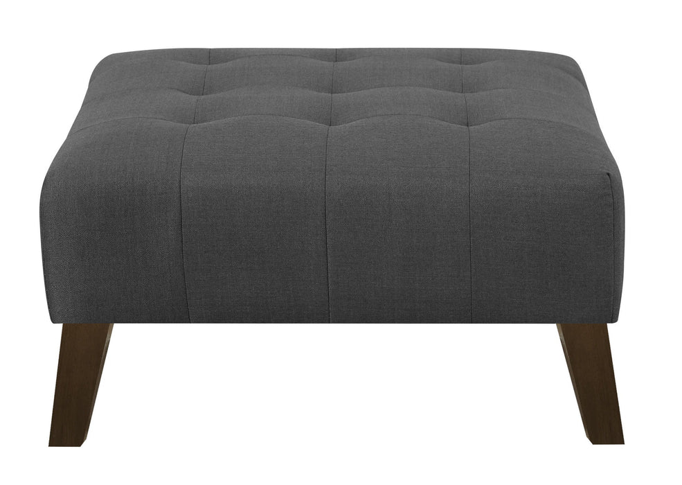 Square Ottoman - Gray