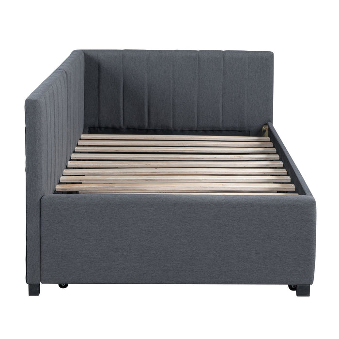 Upholstered Daybed, Sofa Bed Frame, No Box Spring Needed