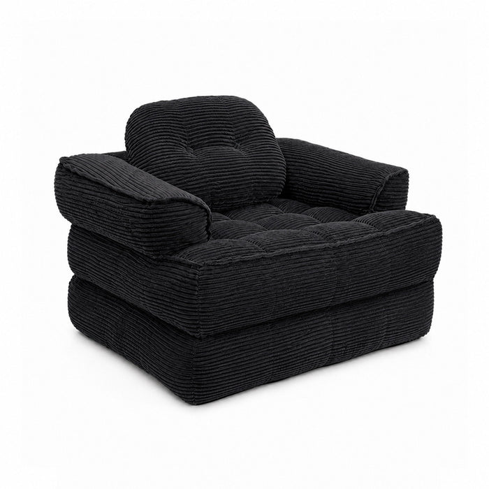 Convertible 2 In 1 Armrest Sofa For Bedroom