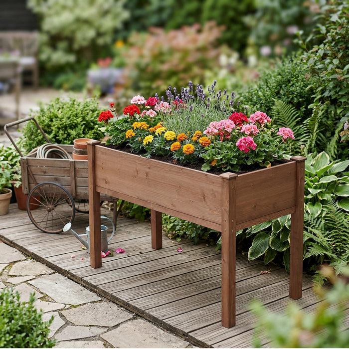 Elevated Raised Garden Bed For Outdoor