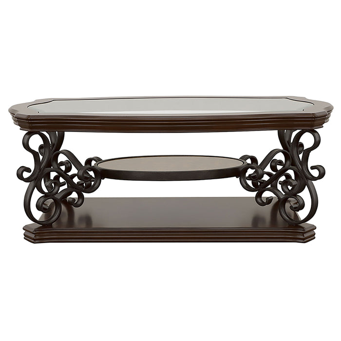 Arrize - Coffee And End Table Set With Scroll Legs