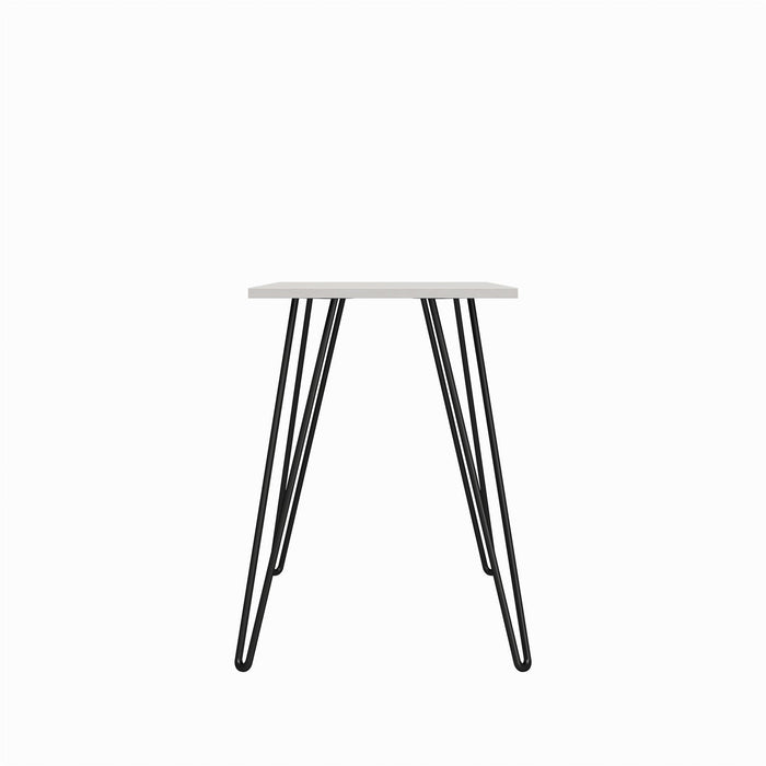 Writing Desk With Hairpin Legs For Study Or Work - White Oak