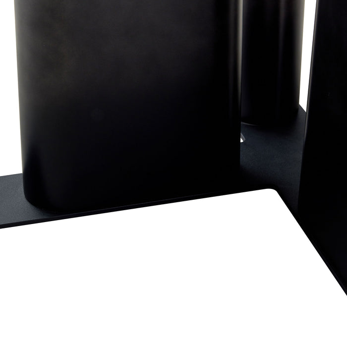 Round Dining Table With Cross Base, Modern Home Furniture