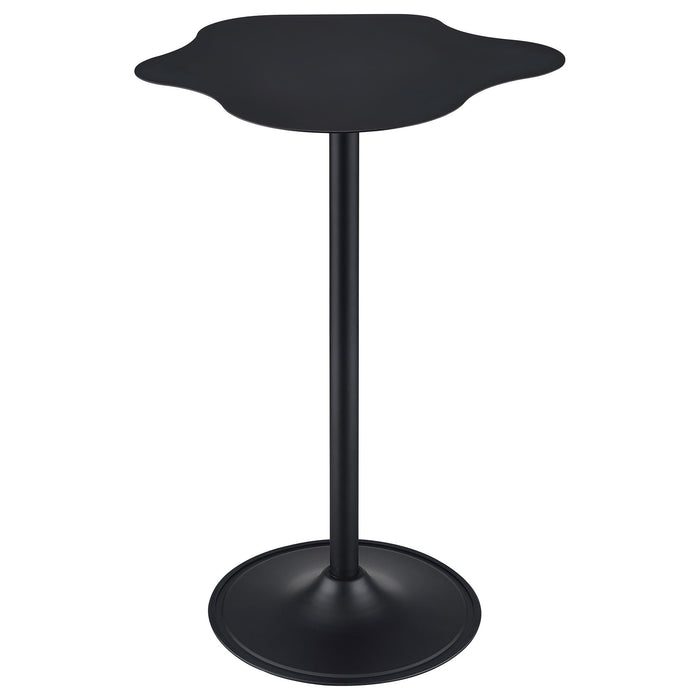 Fresno - Curved Cloud Shaped Bistro Bar Table Bar Table - Black