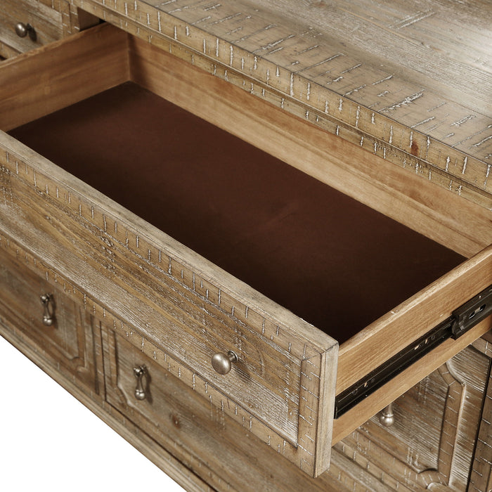 Interlude - 6 Drawers Dresser - Light Brown