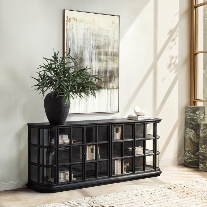 Carson - 4 Door Cabinet - Loft Black