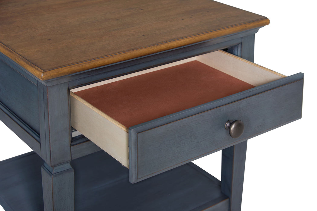 Americana - End Table - Blue