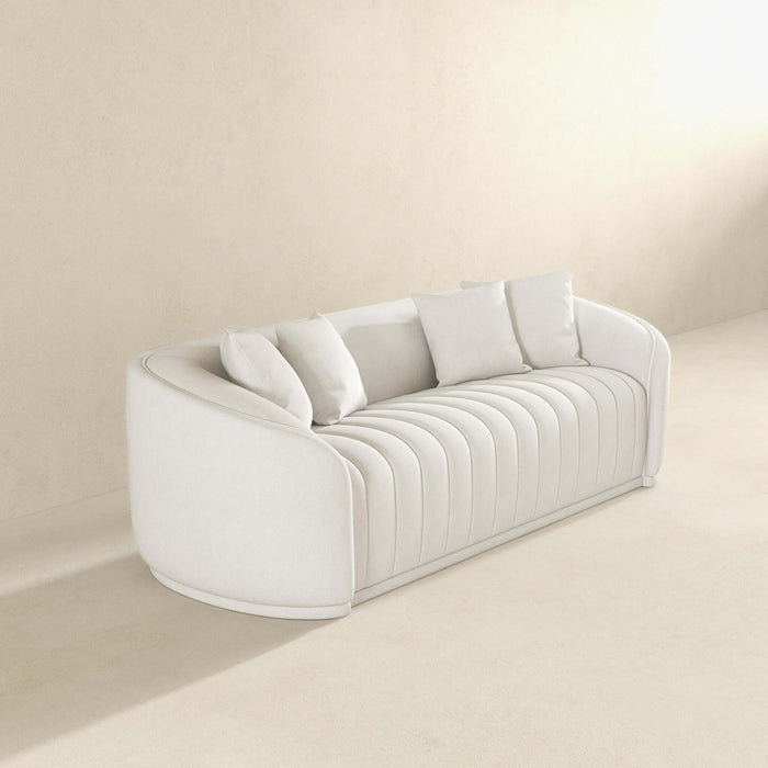Markus - Tight Back Couch - White