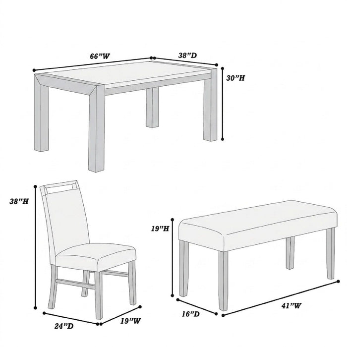Dining Set With Table And Side Chairs