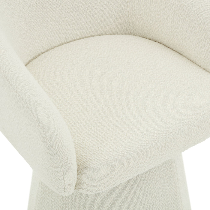 Modern Swivel Accent Chair With Ergonomic Barrel Design