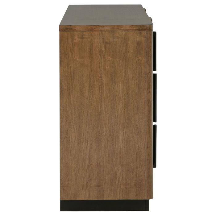 Moraga - 6 Drawer Dresser Cabinet - Ash Brown