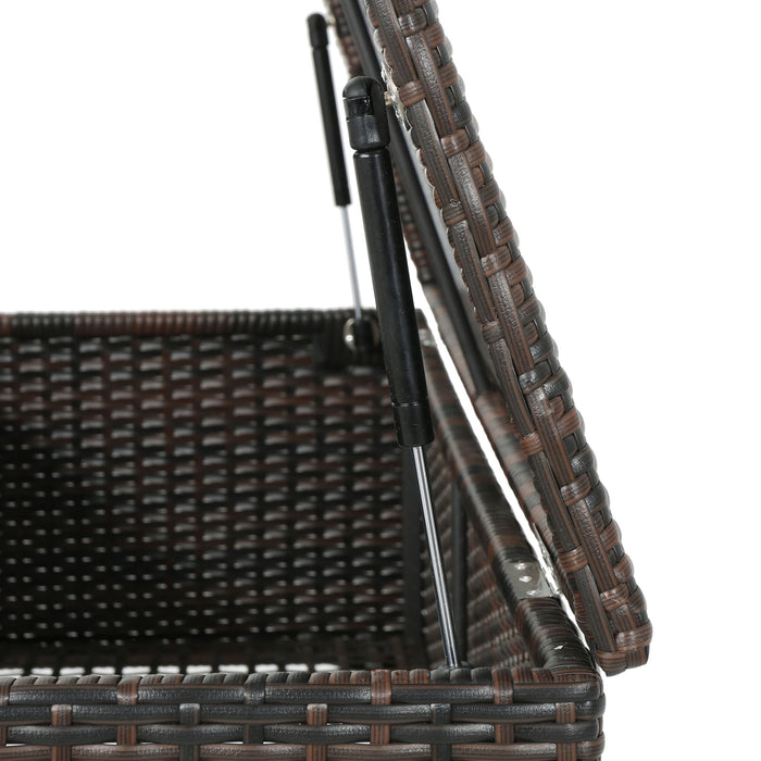 Rupert - Storage Unit Resin Wicker Outdoor