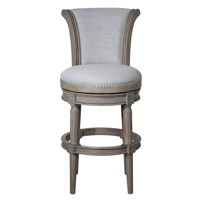 Swivel Barstool With High-Back