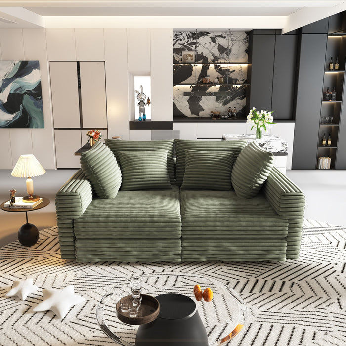 Modern Comfy Upholstered Sofa Cloud Couch & Deep Seat Couches