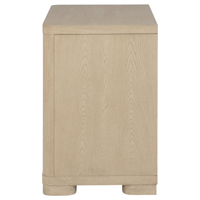 Mirador - 2 Drawer Nightstand Bedside Table - Natural