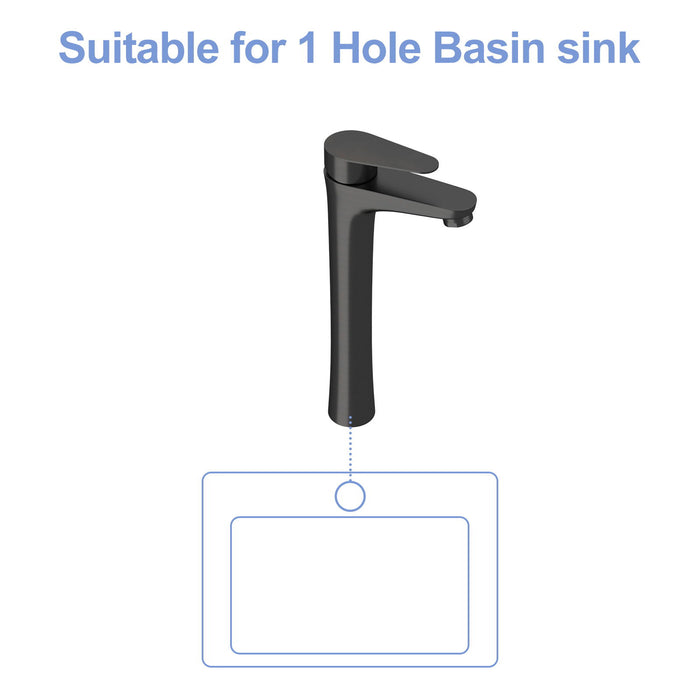 Single Handle Vessel Sink Faucet
