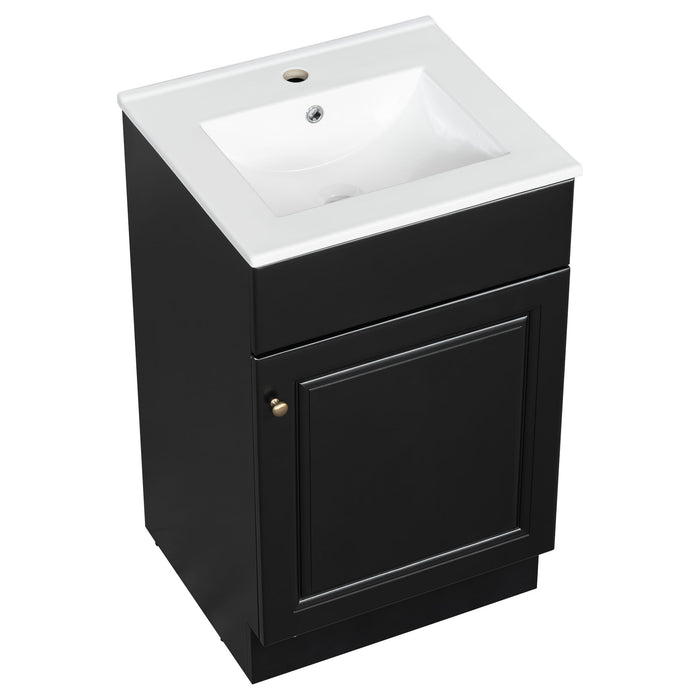 Bathroom Vanity With Sink, Cabinet With Adjustable Shelf