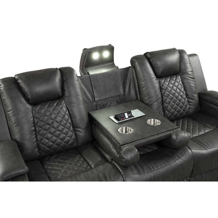 Benz - Power Reclining Sofa With LED Lighting